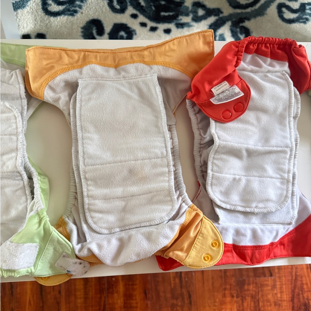 Colorful Cloth Diapers Set of 5 (EUC)